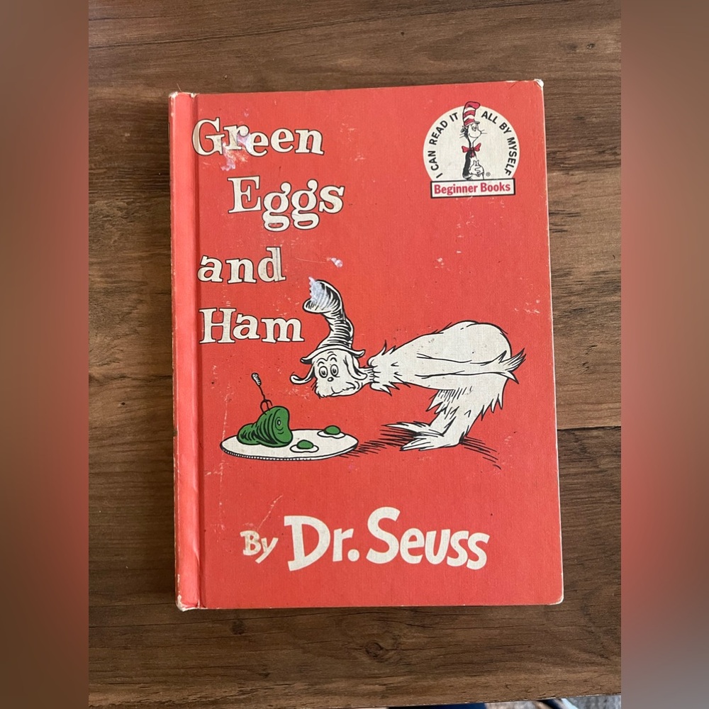 Dr. Seuss Green eggs and ham vintage hardback book